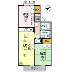 アイビハイツ　C棟の物件間取画像